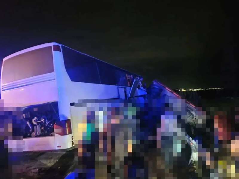 5 человек погибли, ещё 38 пострадали в ДТП с рейсовым автобусом Грузия-Москва ДТП произошло в Ставропольском крае